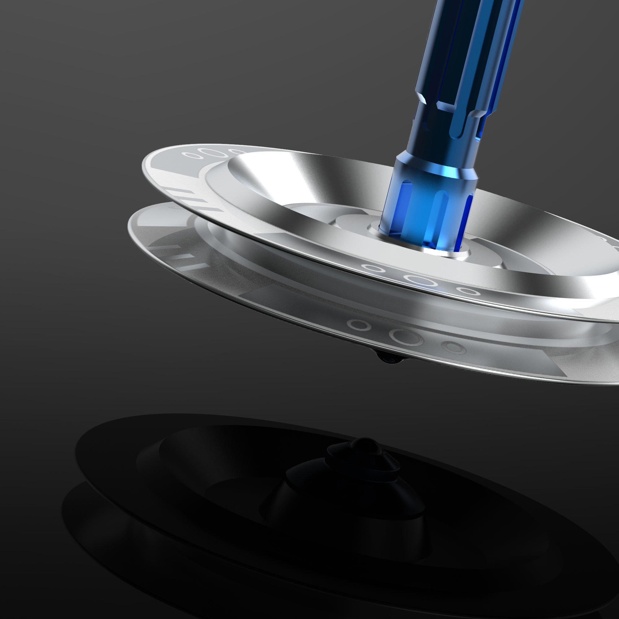 Precision Metal Spinning Tops Based On UFO Sightings – UFO Tops