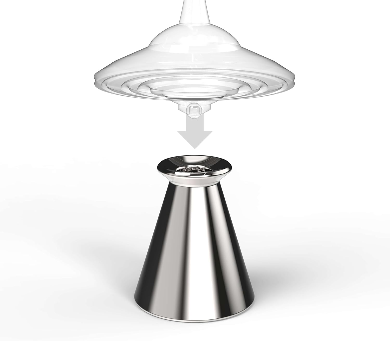 Light Ray Base • Metal Dock and Display Compatible with All UFO Tops Models