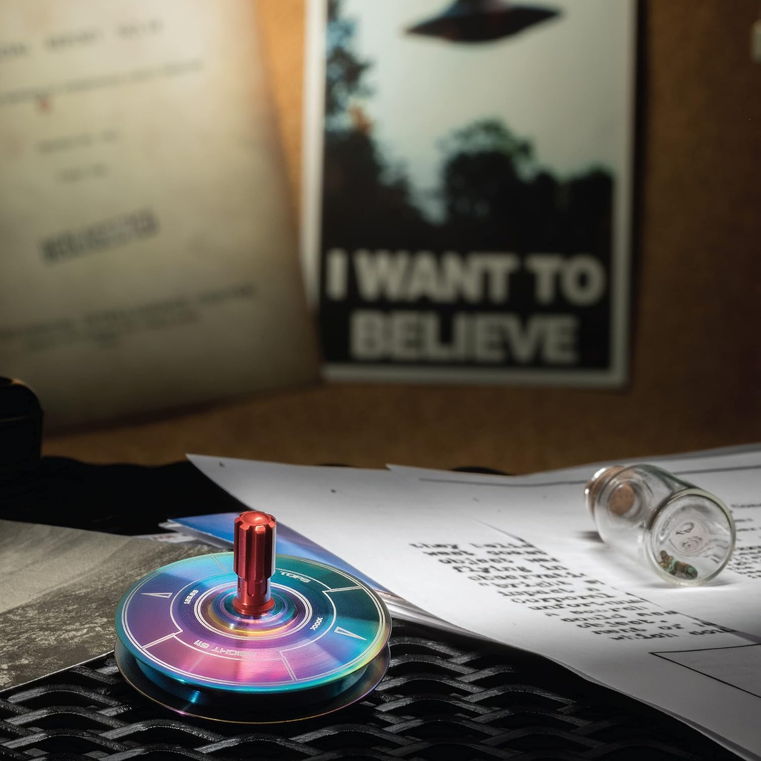 Height 611 Metal Spinning Top UFO Tops