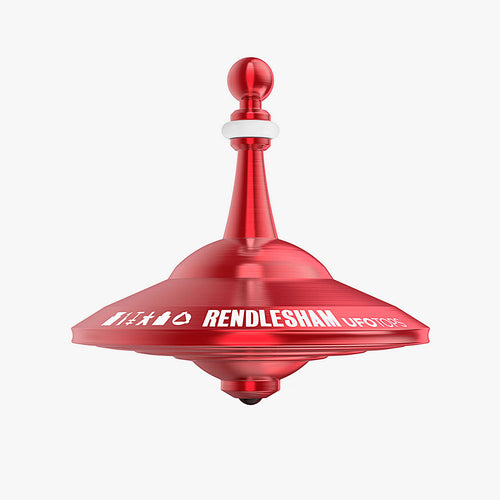 UFO Tops – Rendlesham Metal Spinning Top • Inspired by the 1980 Rendlesham Forest Incident