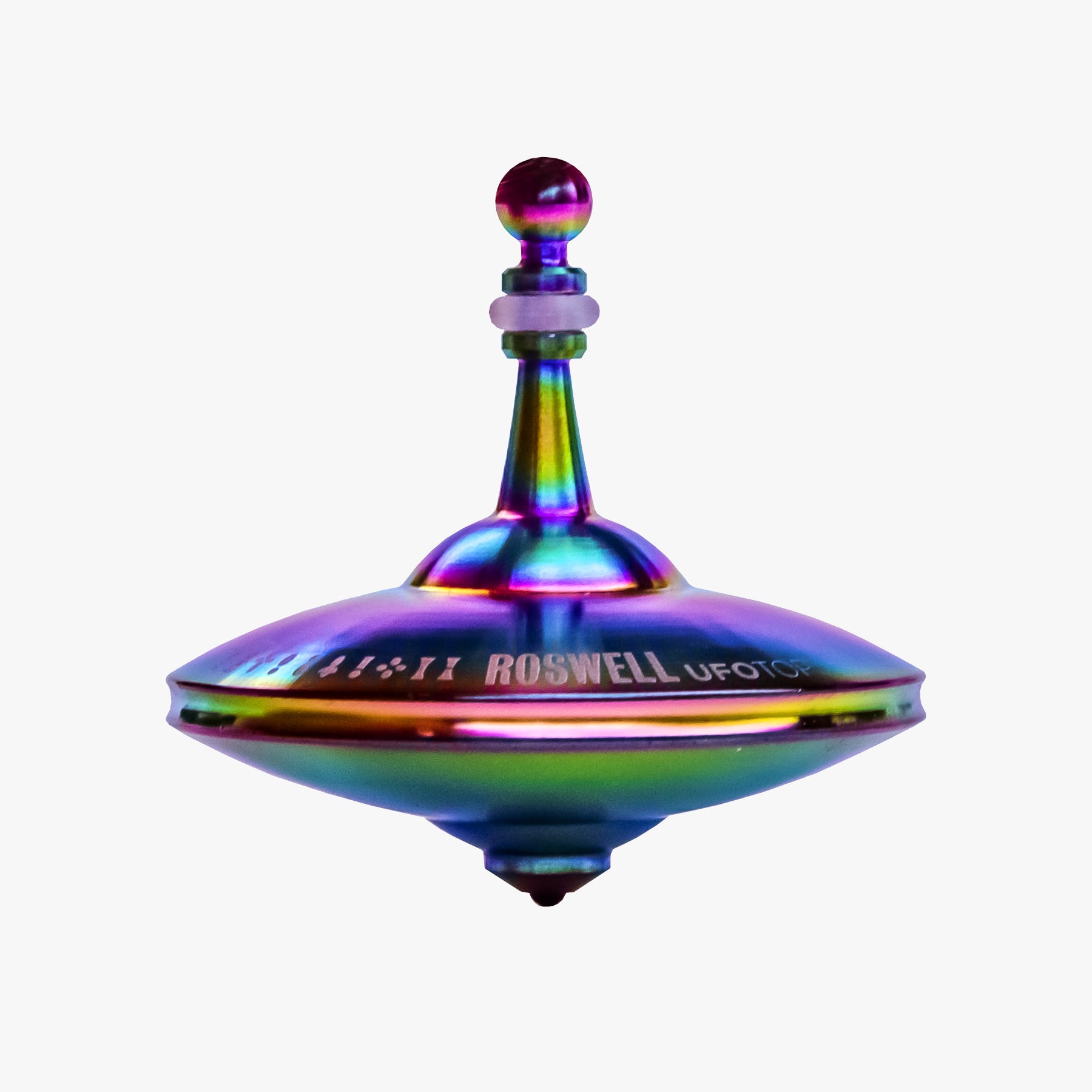 Roswell Metal Spinning Top UFO Tops